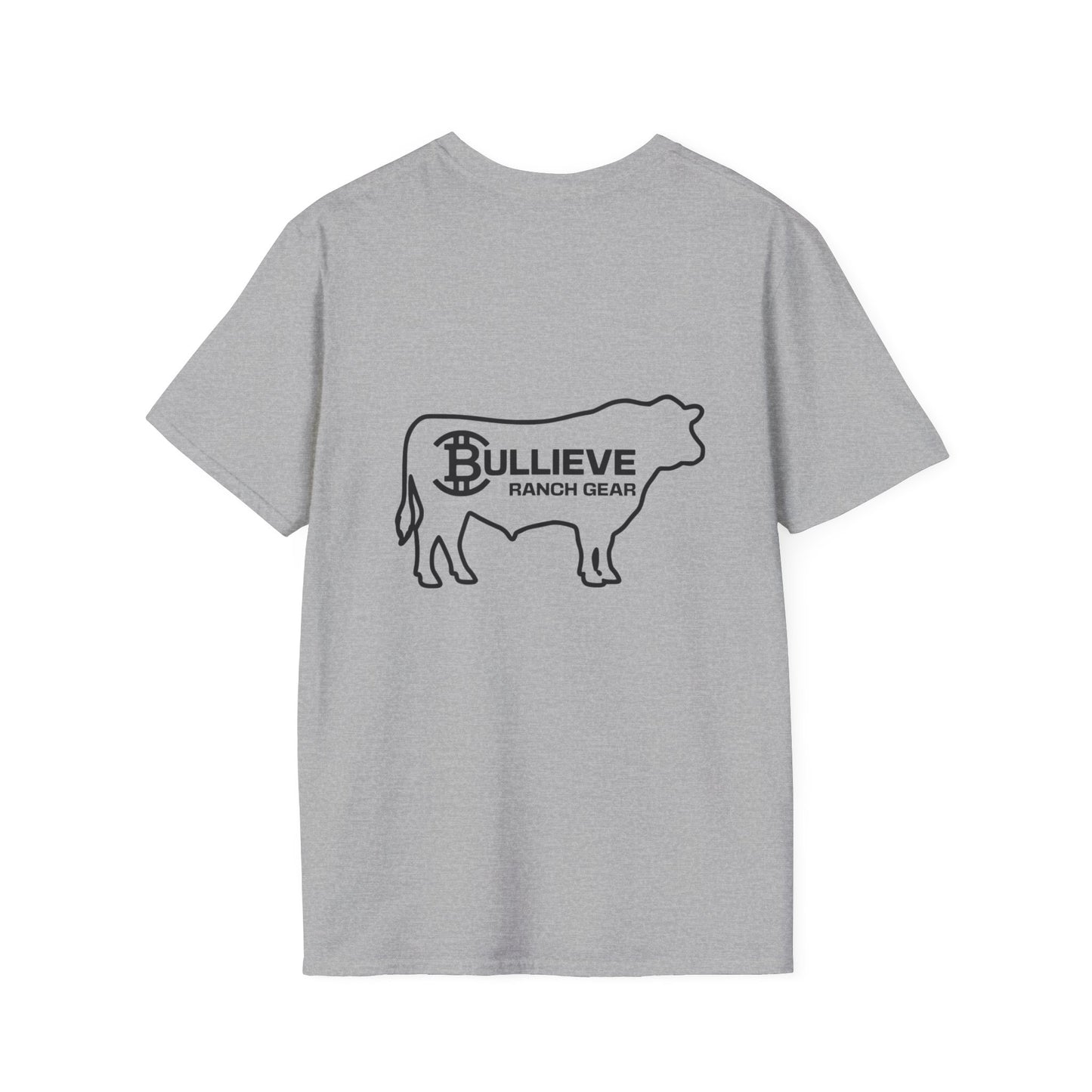 Bullieve Cattle Tee — Minimal Farm Animal Graphic T-Shirt
