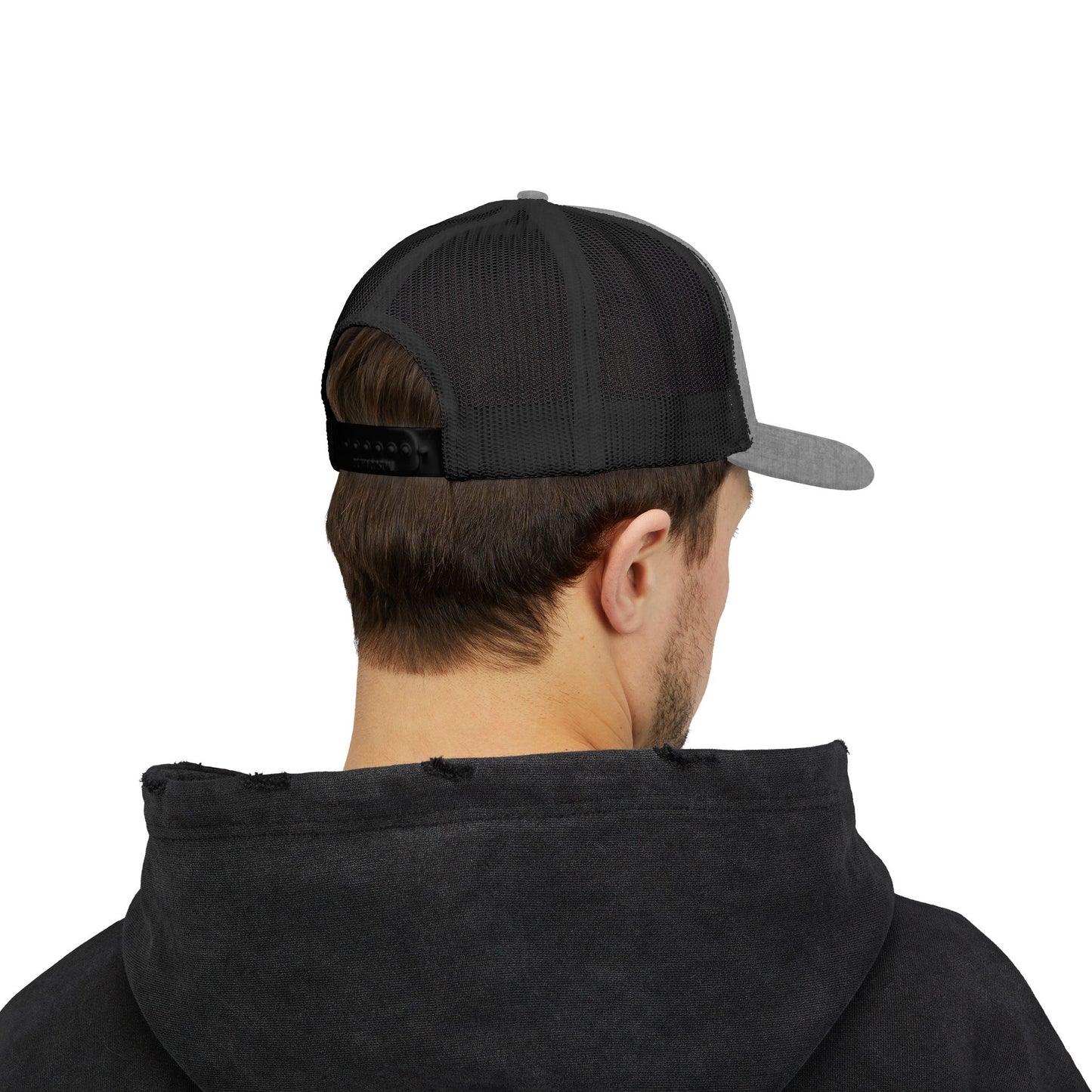BULLIEVE Ranch Gear Bull Silhouette Trucker Cap | Embroidered Bull Logo Snapback