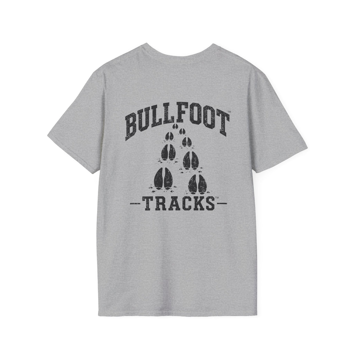 Bullfoot Tracks T-Shirt — Vintage Pawprint Graphic Tee