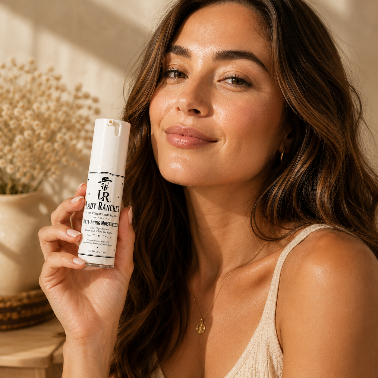 Lady Rancher Anti-Aging Moisturizer | Peptides & Green Tea Facial Moisturizer