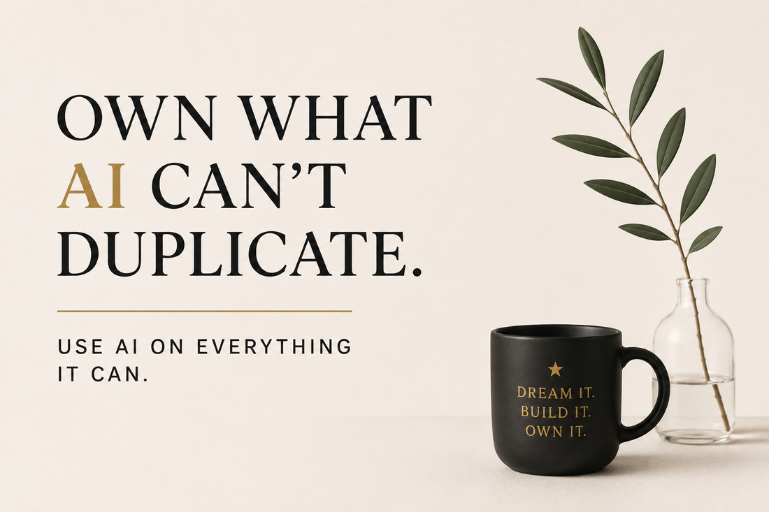 Own What AI Can’t Duplicate