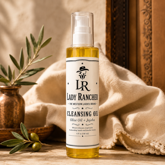 Lady Rancher Cleansing Oil | Olive Oil & Jojoba Makeup Remover Cleanser