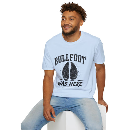 Bullfoot Was Here T-Shirt — Vintage Hoof Print Graphic Tee