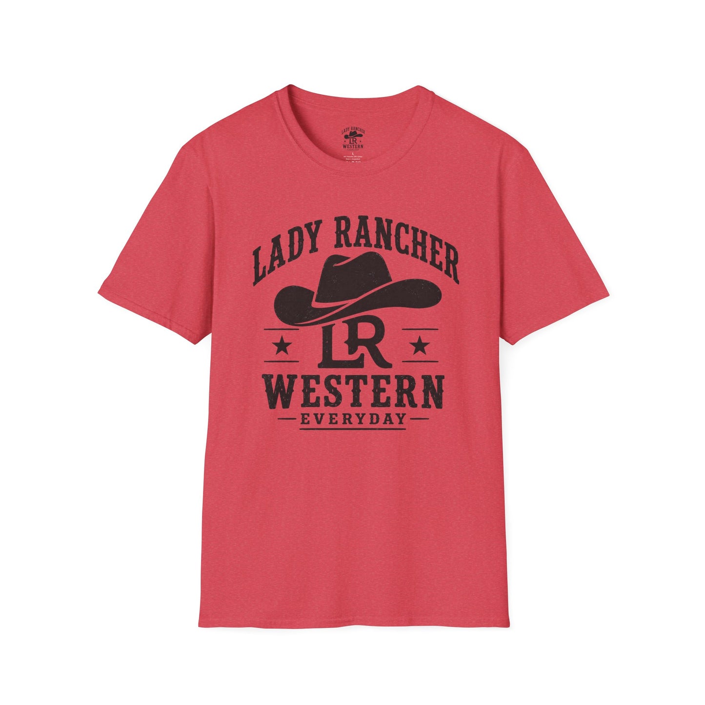 Lady Rancher logo cowboy hat T-Shirt | Western Everyday
