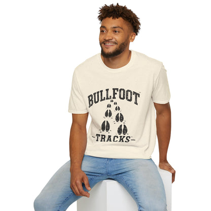 Bullfoot Tracks T-Shirt — Vintage Pawprint Graphic Tee