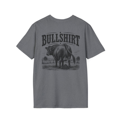 BULLSHIRT Vintage Bull Illustration T-Shirt | Rustic Rodeo Graphic Tee
