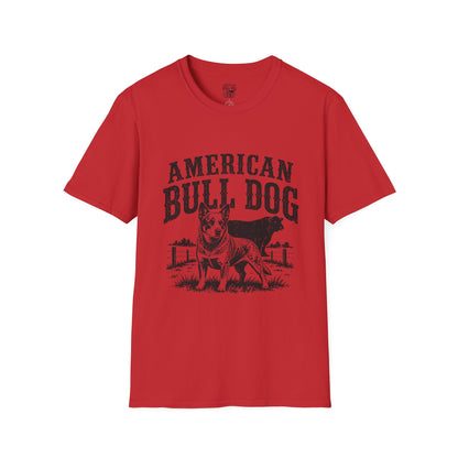 American Bulldog T-Shirt — Vintage Graphic Pet Tee