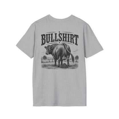 BULLSHIRT Vintage Bull Illustration T-Shirt | Rustic Rodeo Graphic Tee