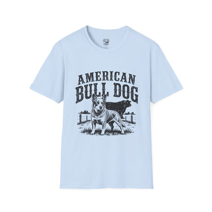 American Bulldog T-Shirt — Vintage Graphic Pet Tee
