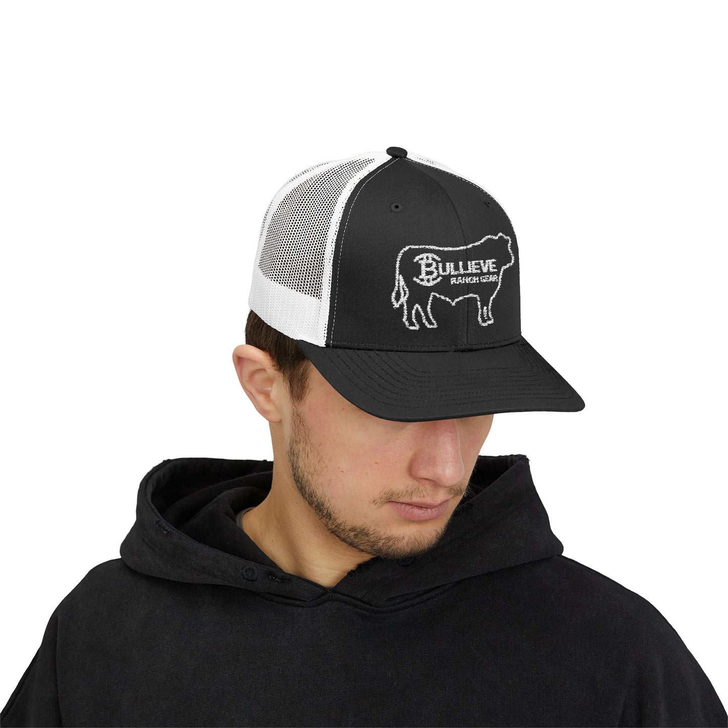 BULLIEVE Ranch Gear outline Trucker Cap | Ranching, Western farm hat