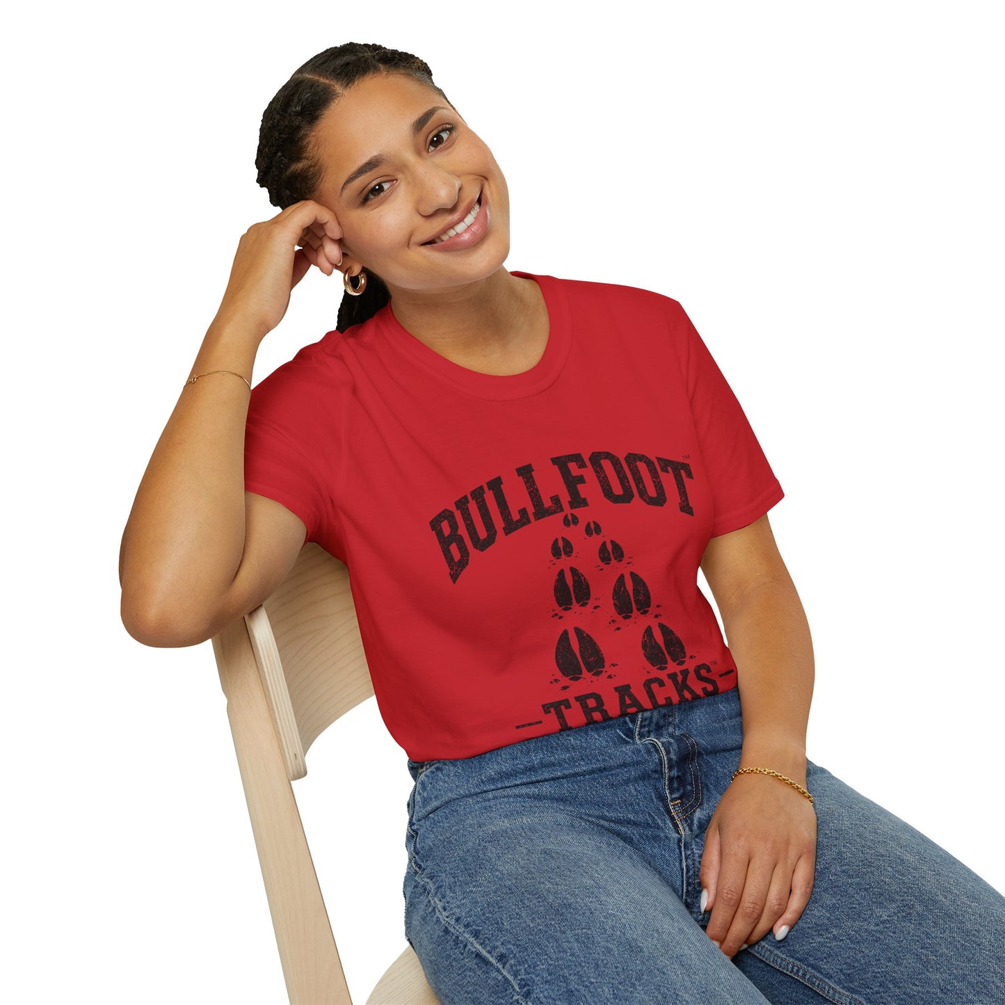 Bullfoot Tracks T-Shirt — Vintage Pawprint Graphic Tee