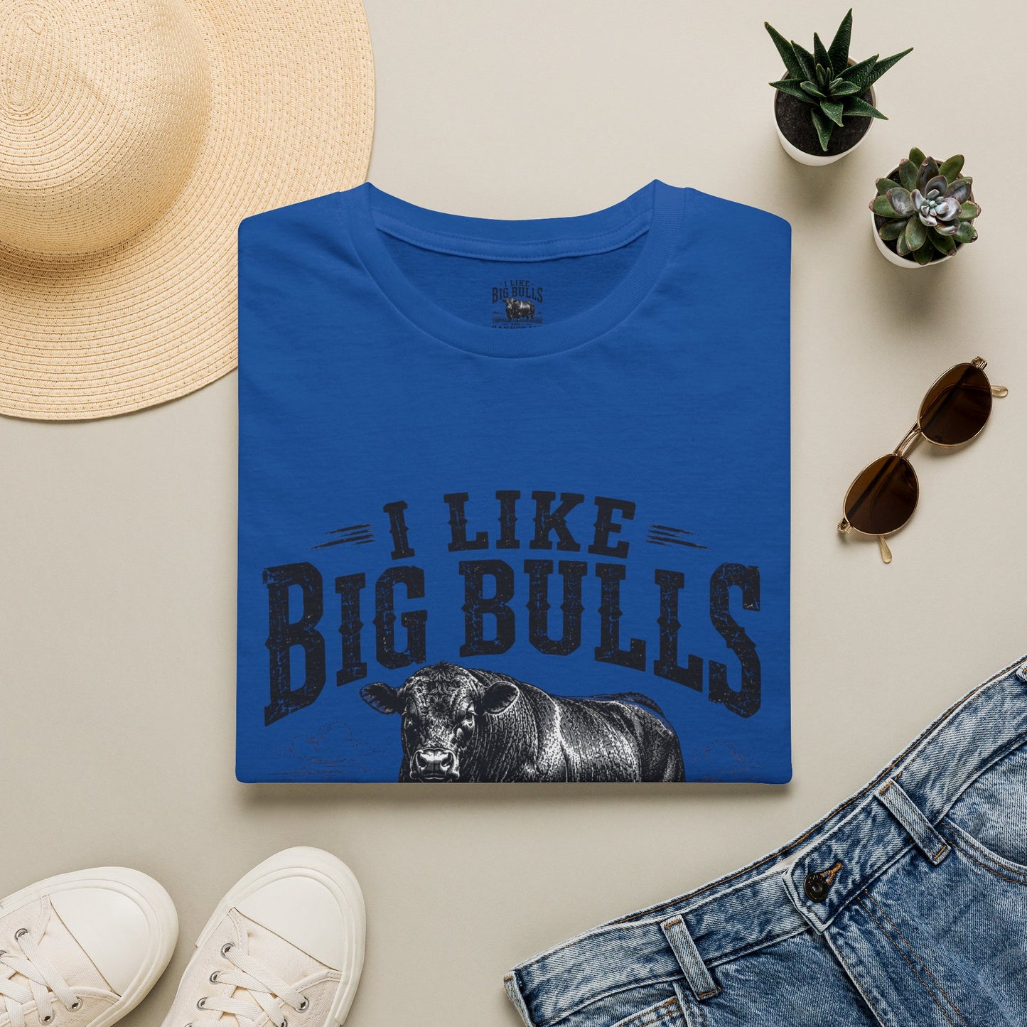 I Like Big Bulls T-Shirt — Funny Bull Graphic Tee (I Like Big Bulls and I Cannot Lie)