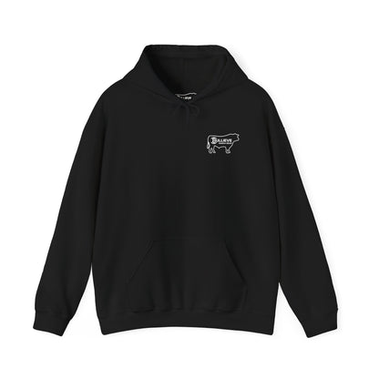 Bullieve Ranch Logo Hoodie — Western Cattle Rancher Sweatshirt