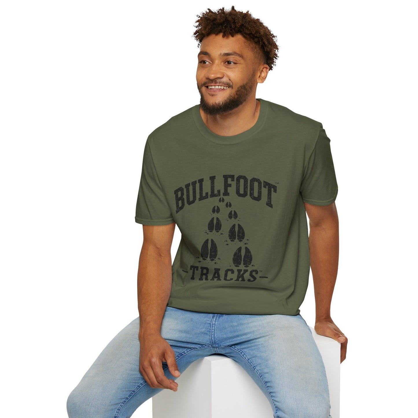 Bullfoot Tracks T-Shirt — Vintage Pawprint Graphic Tee