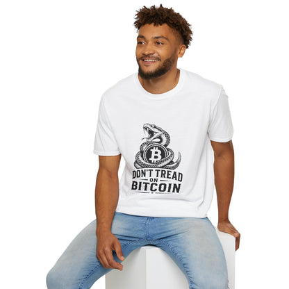 Bitcoin Snake T-Shirt — “Don't Tread on Bitcoin” Crypto Freedom Tee