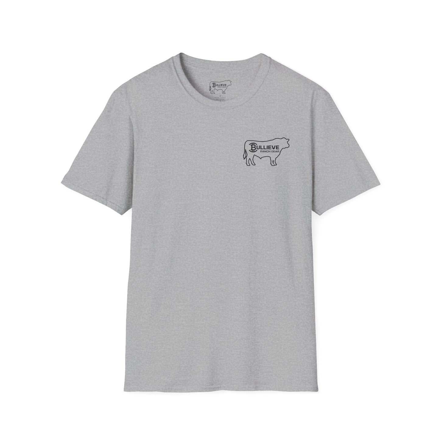 Bullieve Cattle Tee — Minimal Farm Animal Graphic T-Shirt