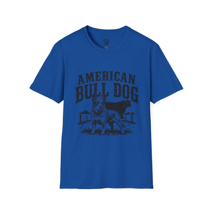 American Bulldog T-Shirt — Vintage Graphic Pet Tee