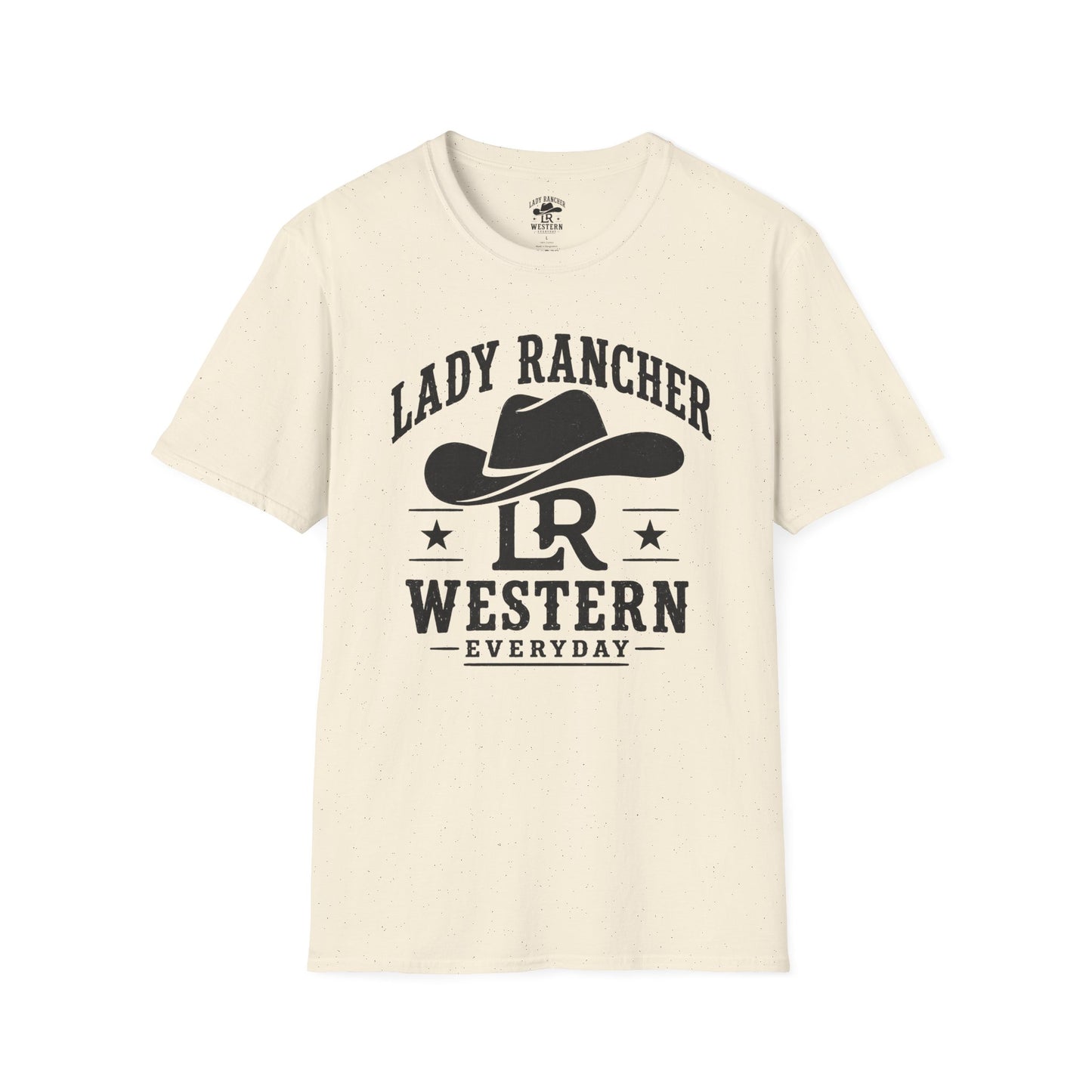 Lady Rancher logo cowboy hat T-Shirt | Western Everyday