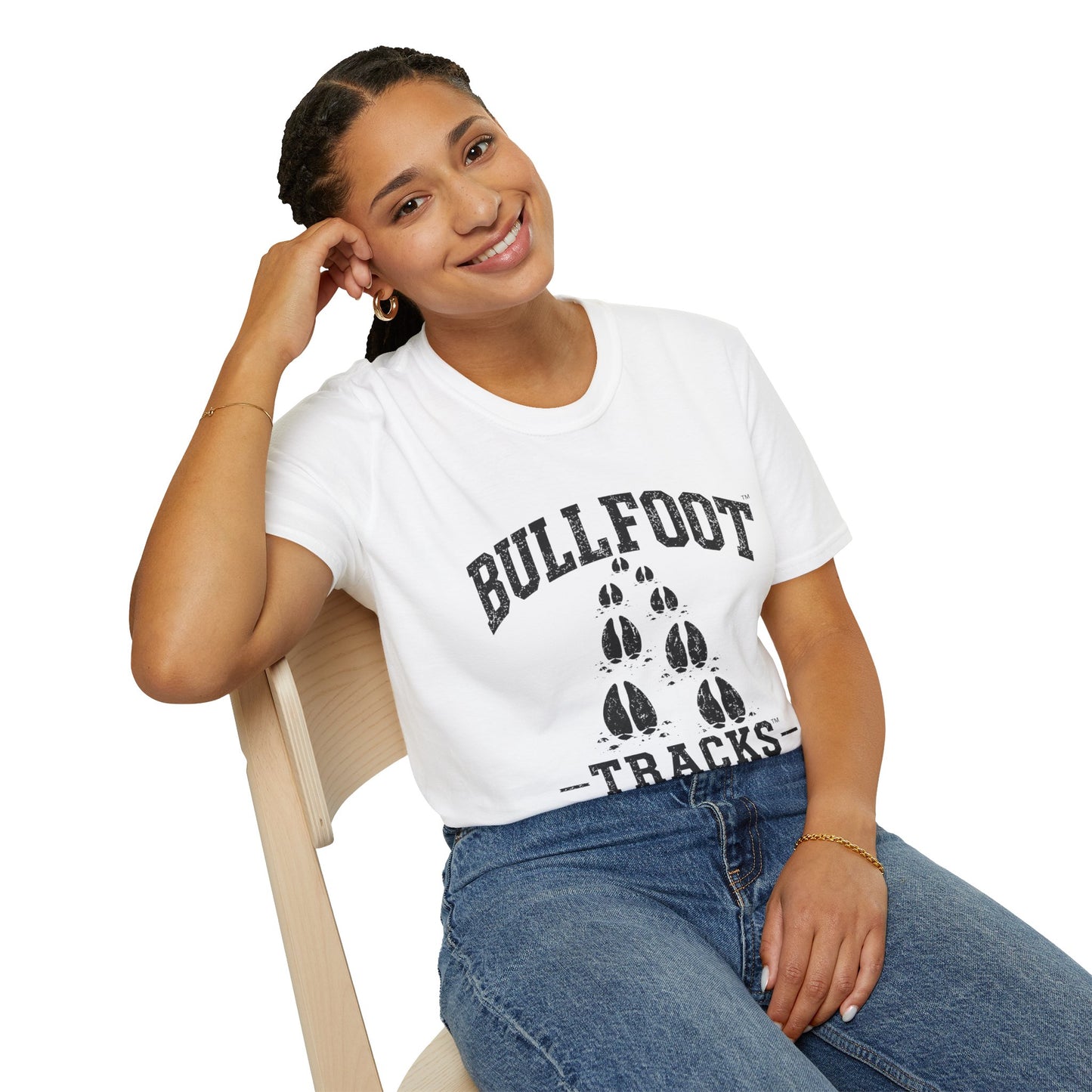 Bullfoot Tracks T-Shirt — Vintage Pawprint Graphic Tee
