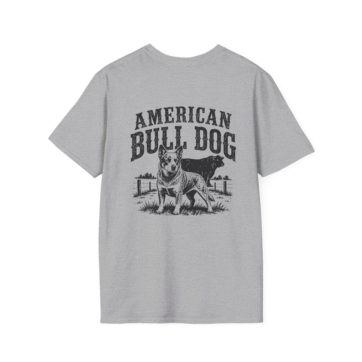 American Bull Dog Bullshirt – Ranch Dog and Bull Graphic Tee