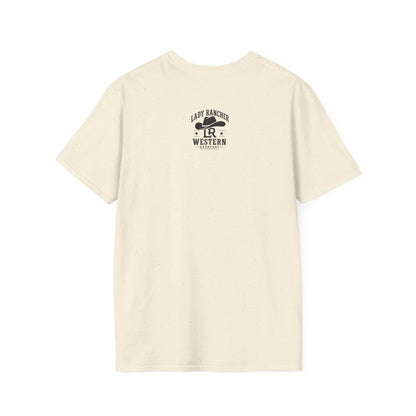 Lady Rancher logo cowboy hat T-Shirt | Western Everyday