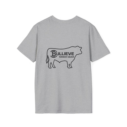 Bullieve Cattle Tee — Minimal Farm Animal Graphic T-Shirt