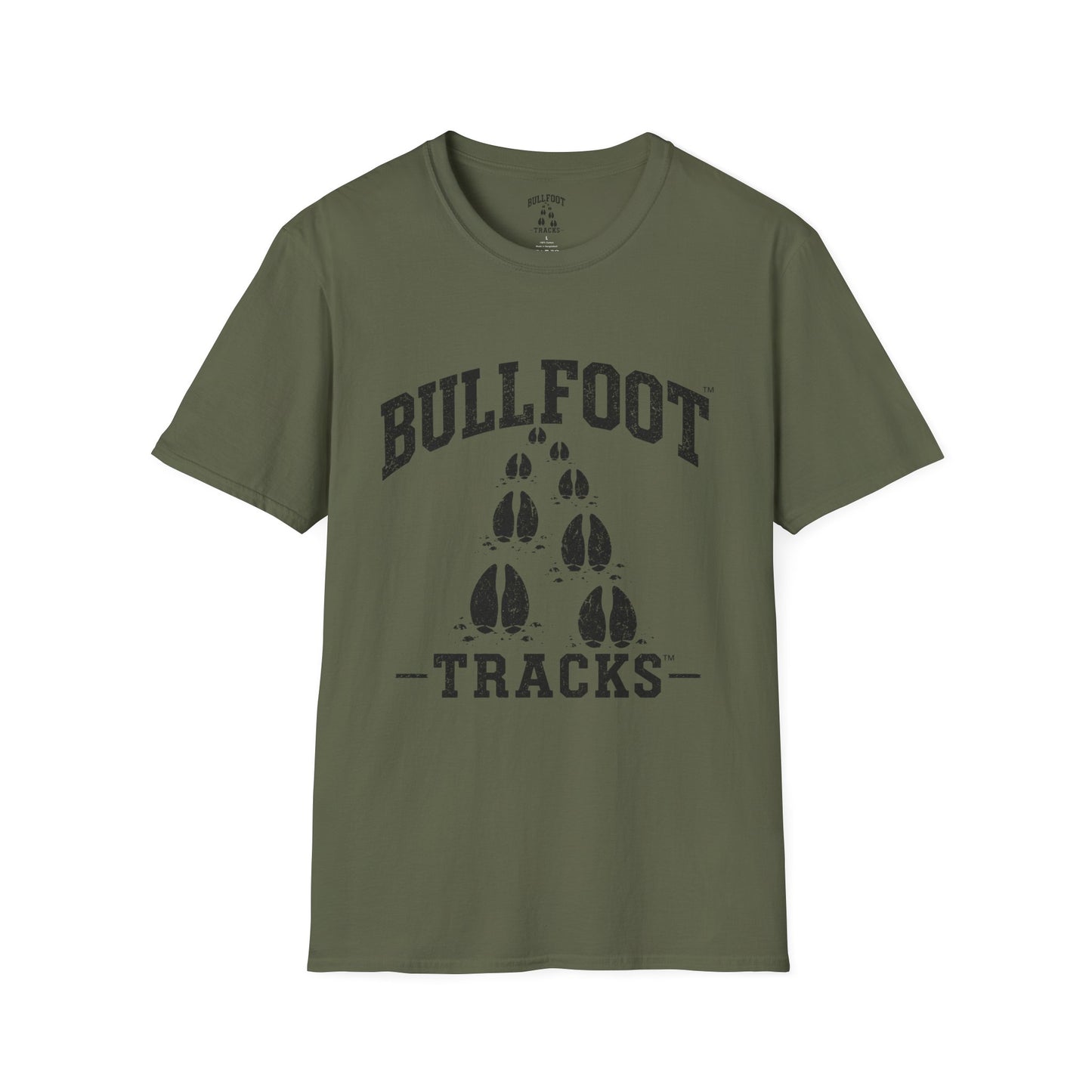 Bullfoot Tracks T-Shirt — Vintage Pawprint Graphic Tee