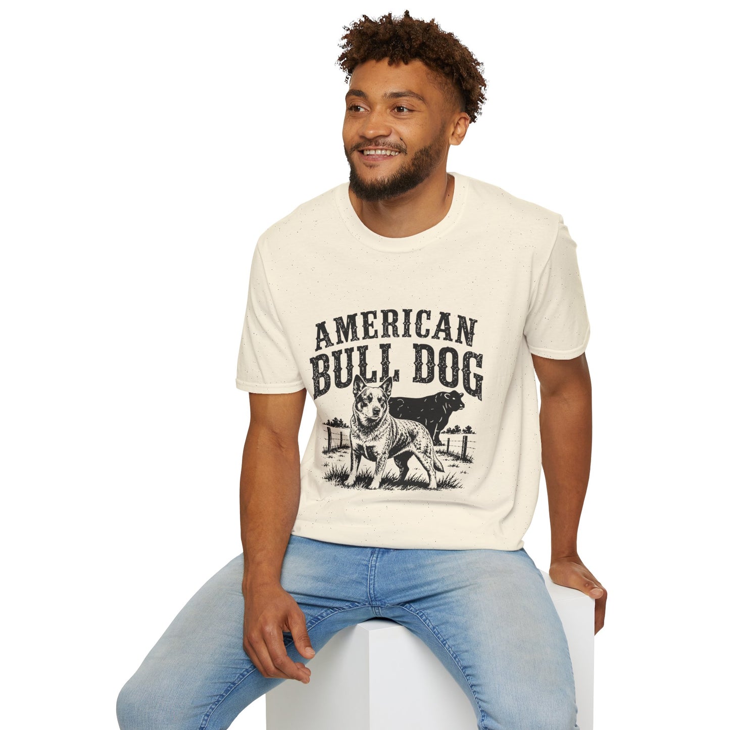 American Bulldog T-Shirt — Vintage Graphic Pet Tee