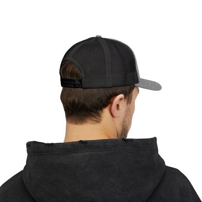 BULLIEVE Ranch Gear Bull Silhouette Trucker Cap | Embroidered Bull Logo Snapback