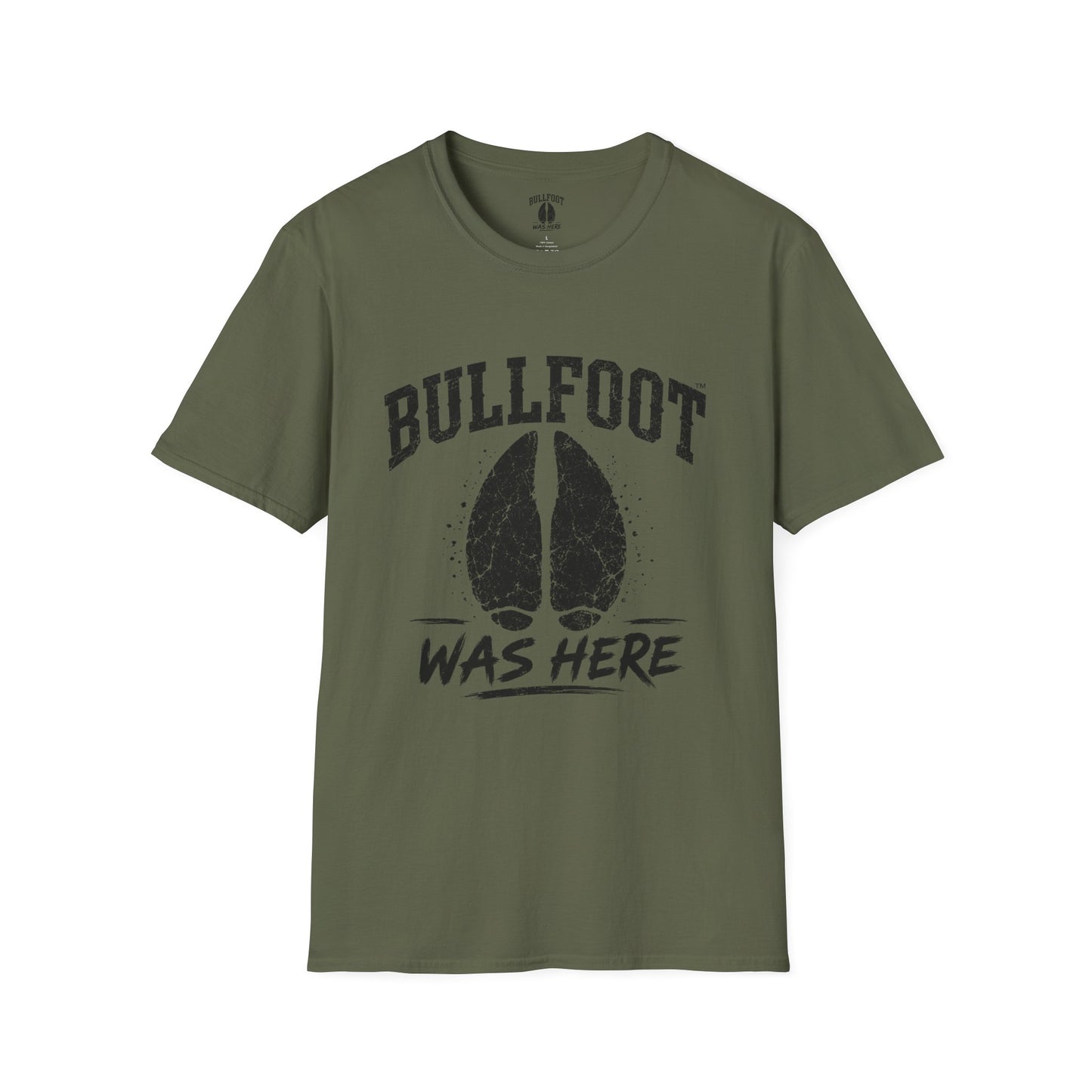 Bullfoot Was Here T-Shirt — Vintage Hoof Print Graphic Tee