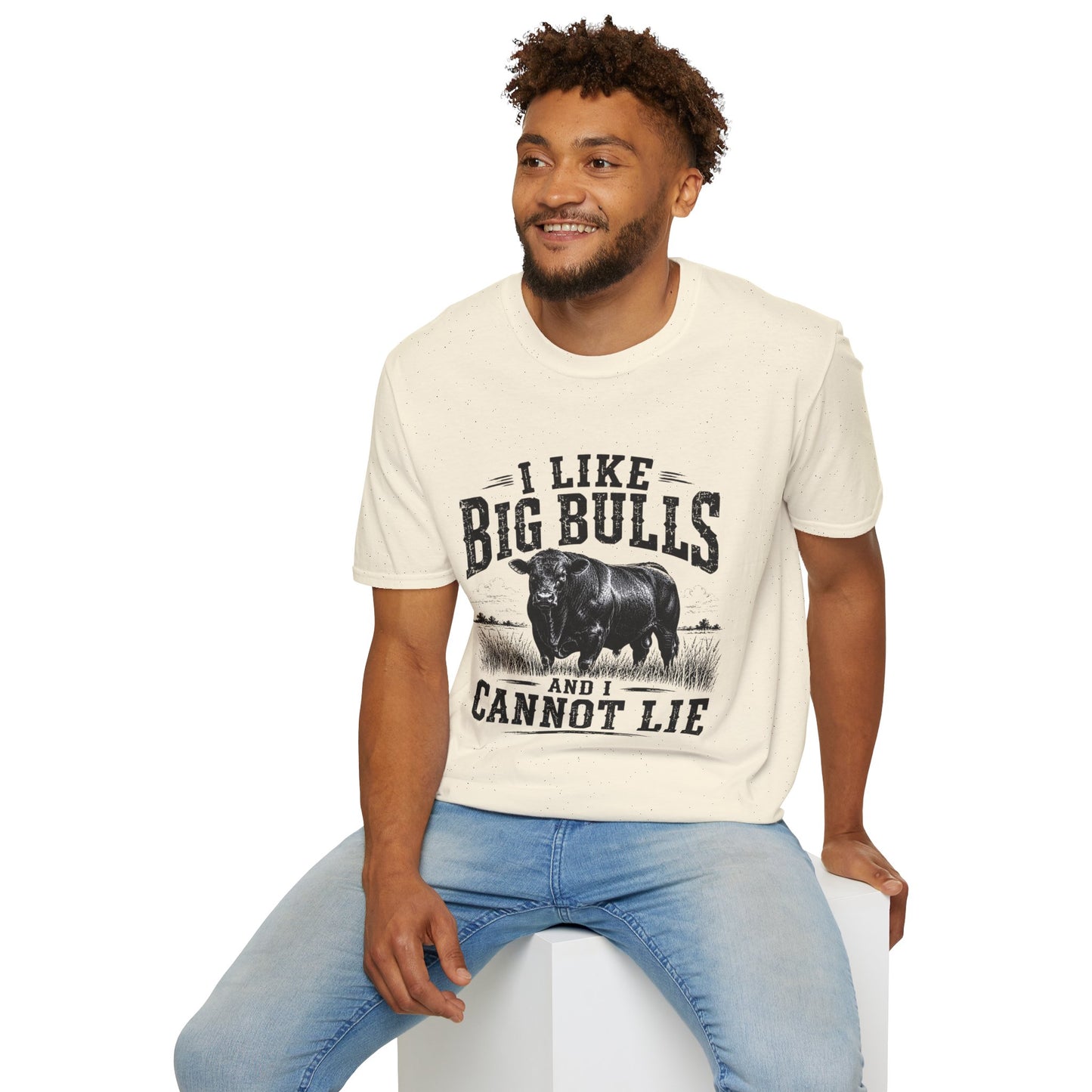 I Like Big Bulls T-Shirt — Funny Bull Graphic Tee (I Like Big Bulls and I Cannot Lie)