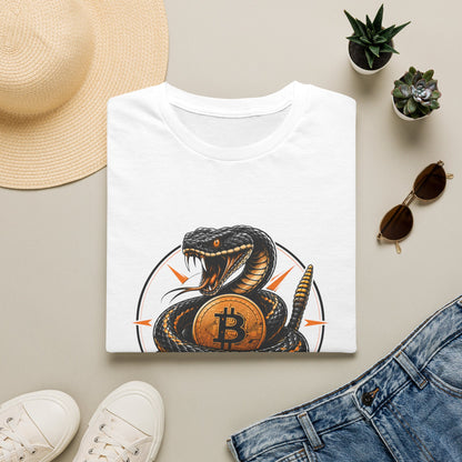 Bitcoin Snake T-Shirt — "Don't Tread On Bitcoin" Crypto Graphic Tee