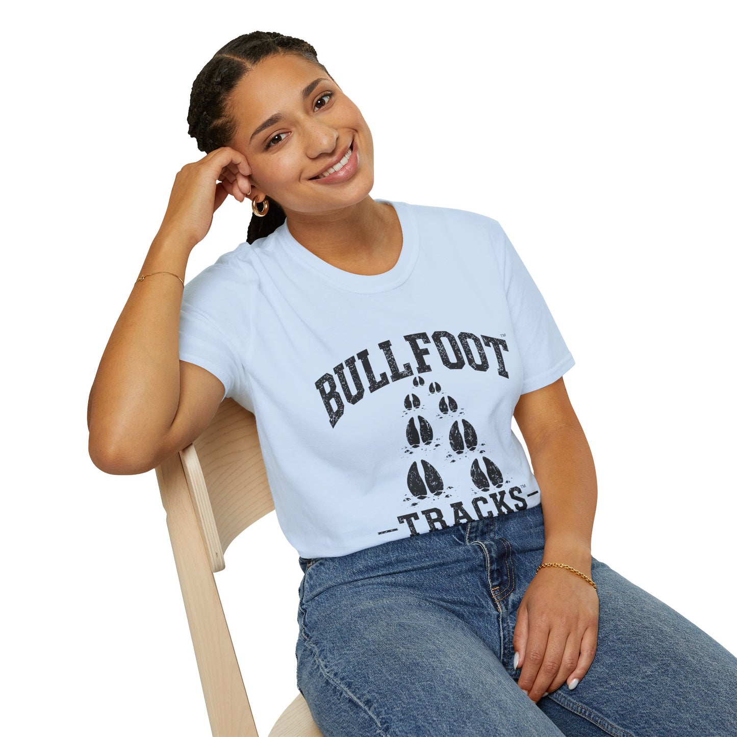 Bullfoot Tracks T-Shirt — Vintage Pawprint Graphic Tee