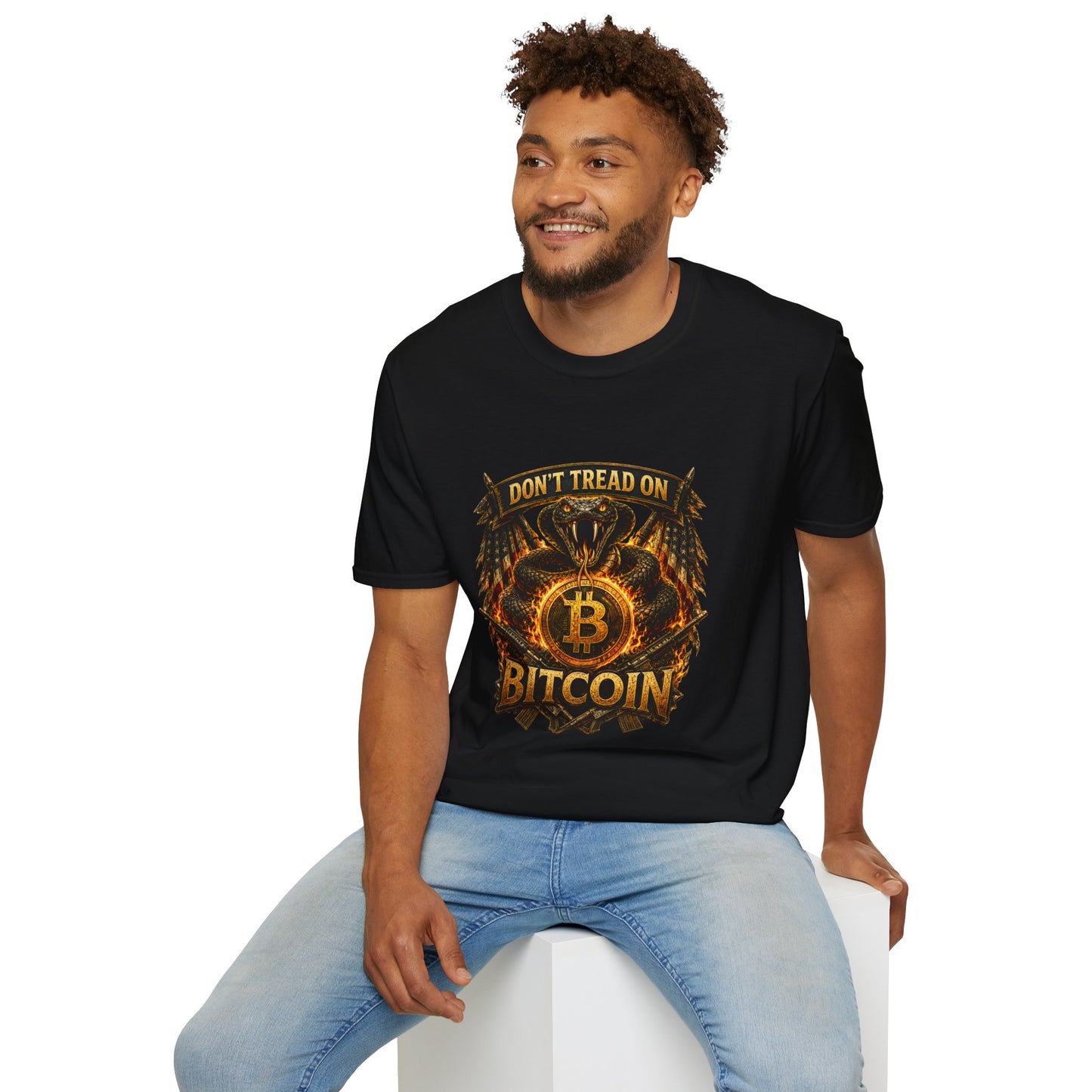 Bitcoin Don’t Tread On Me T-Shirt