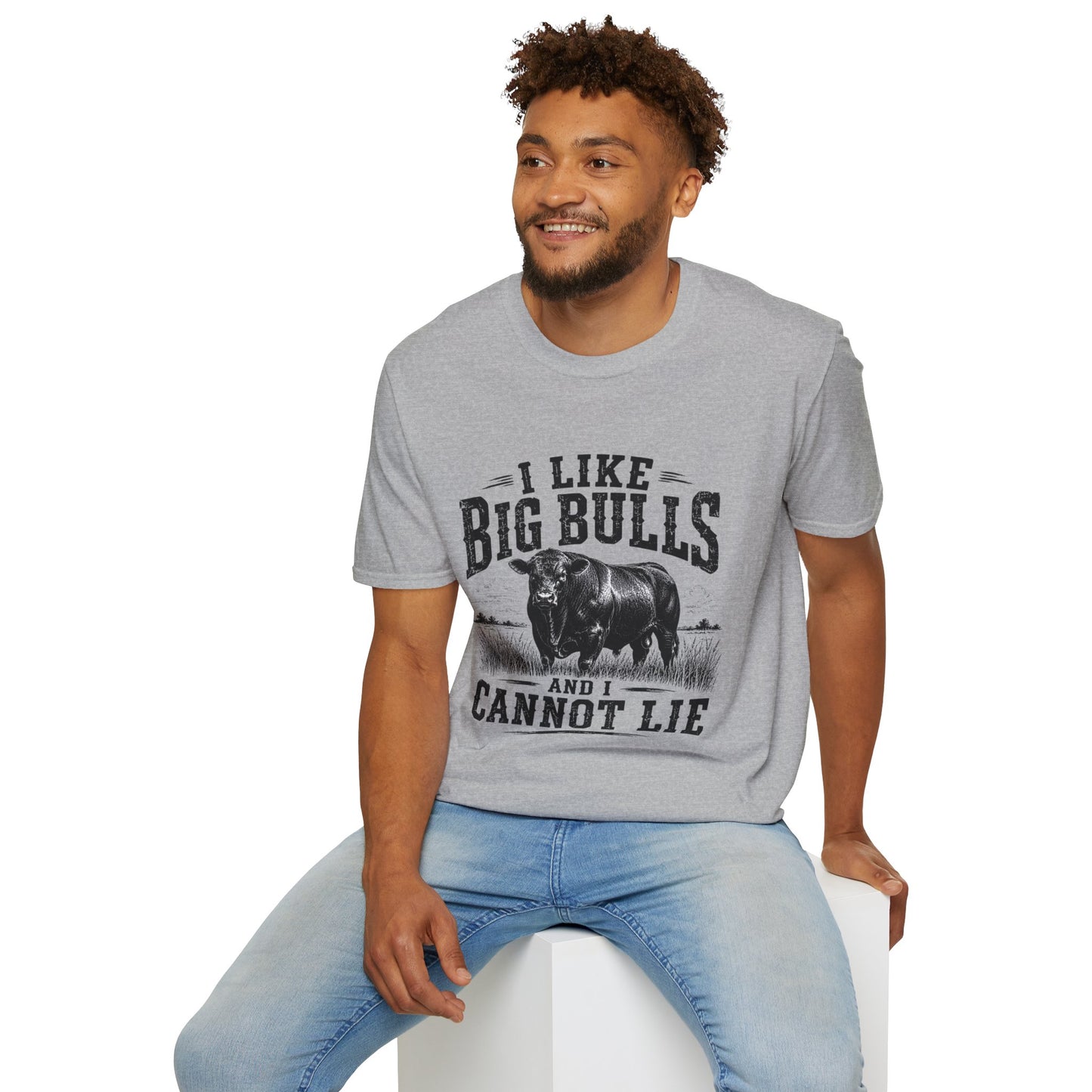 I Like Big Bulls T-Shirt — Funny Bull Graphic Tee (I Like Big Bulls and I Cannot Lie)