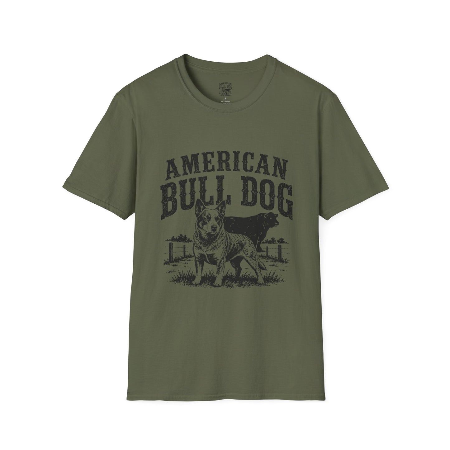 American Bulldog T-Shirt — Vintage Graphic Pet Tee