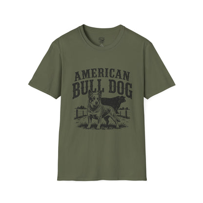 American Bulldog T-Shirt — Vintage Graphic Pet Tee