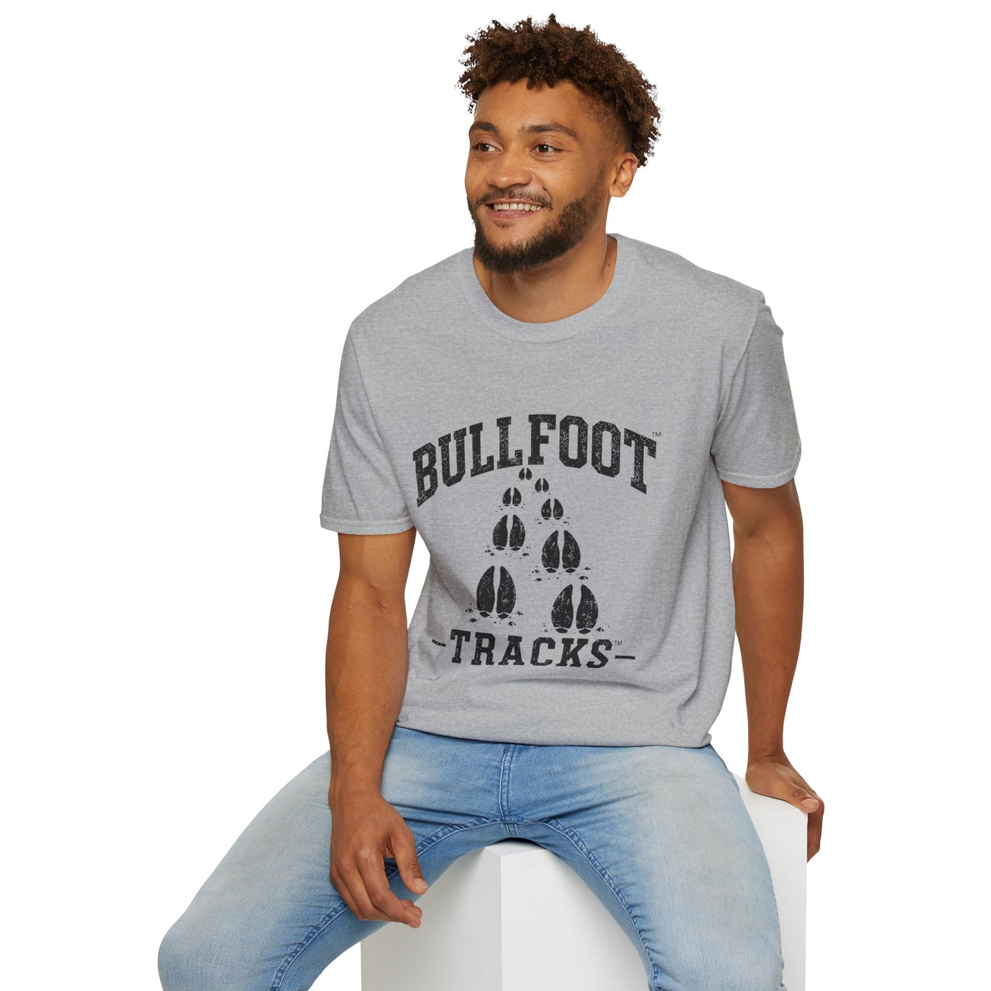 Bullfoot Tracks T-Shirt — Vintage Pawprint Graphic Tee