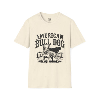 American Bulldog T-Shirt — Vintage Graphic Pet Tee