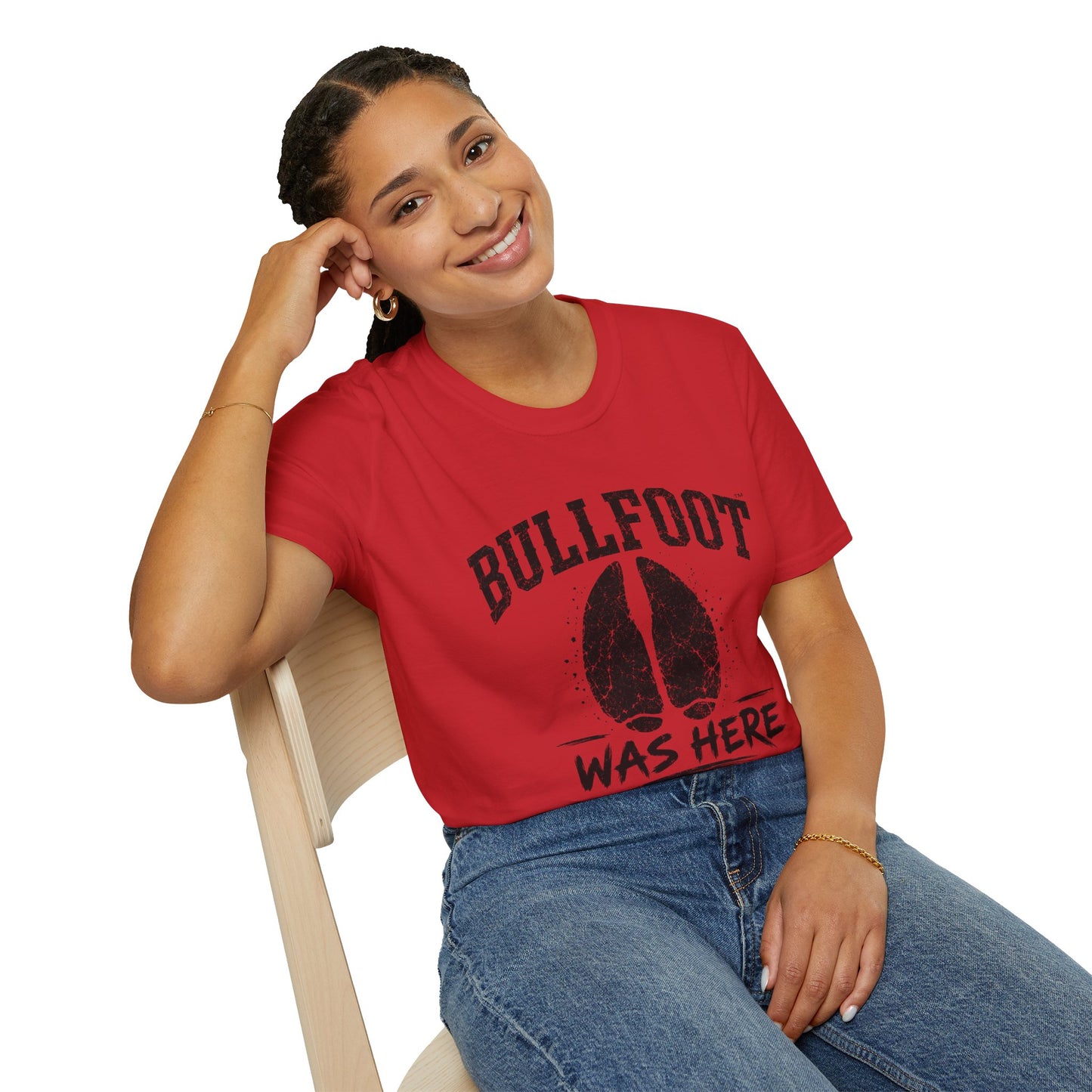 Bullfoot Was Here T-Shirt — Vintage Hoof Print Graphic Tee