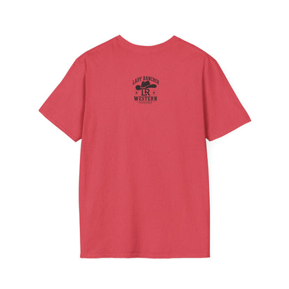 Lady Rancher logo cowboy hat T-Shirt | Western Everyday