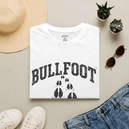 Bullfoot Tracks T-Shirt — Vintage Pawprint Graphic Tee