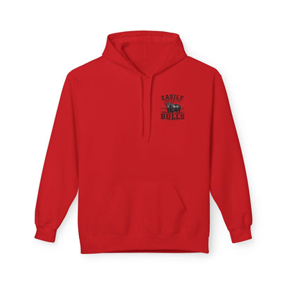 Hoodie - 'Easily Distracted by Bulls' Ranch Animal Lover Pullover