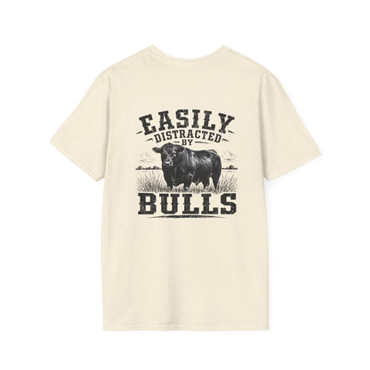 Easily Distracted by Bulls T-Shirt