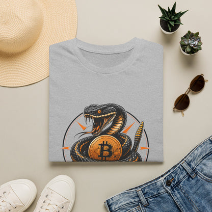 Bitcoin Snake T-Shirt — "Don't Tread On Bitcoin" Crypto Graphic Tee