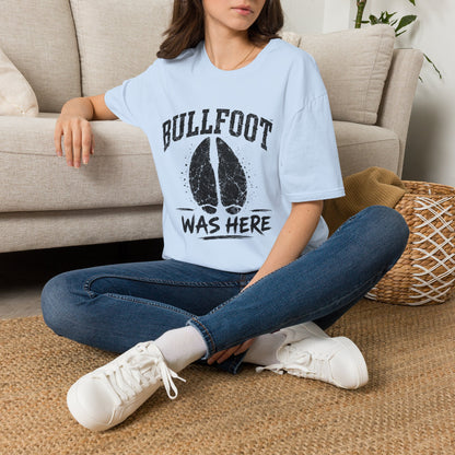 Bullfoot Was Here T-Shirt — Vintage Hoof Print Graphic Tee
