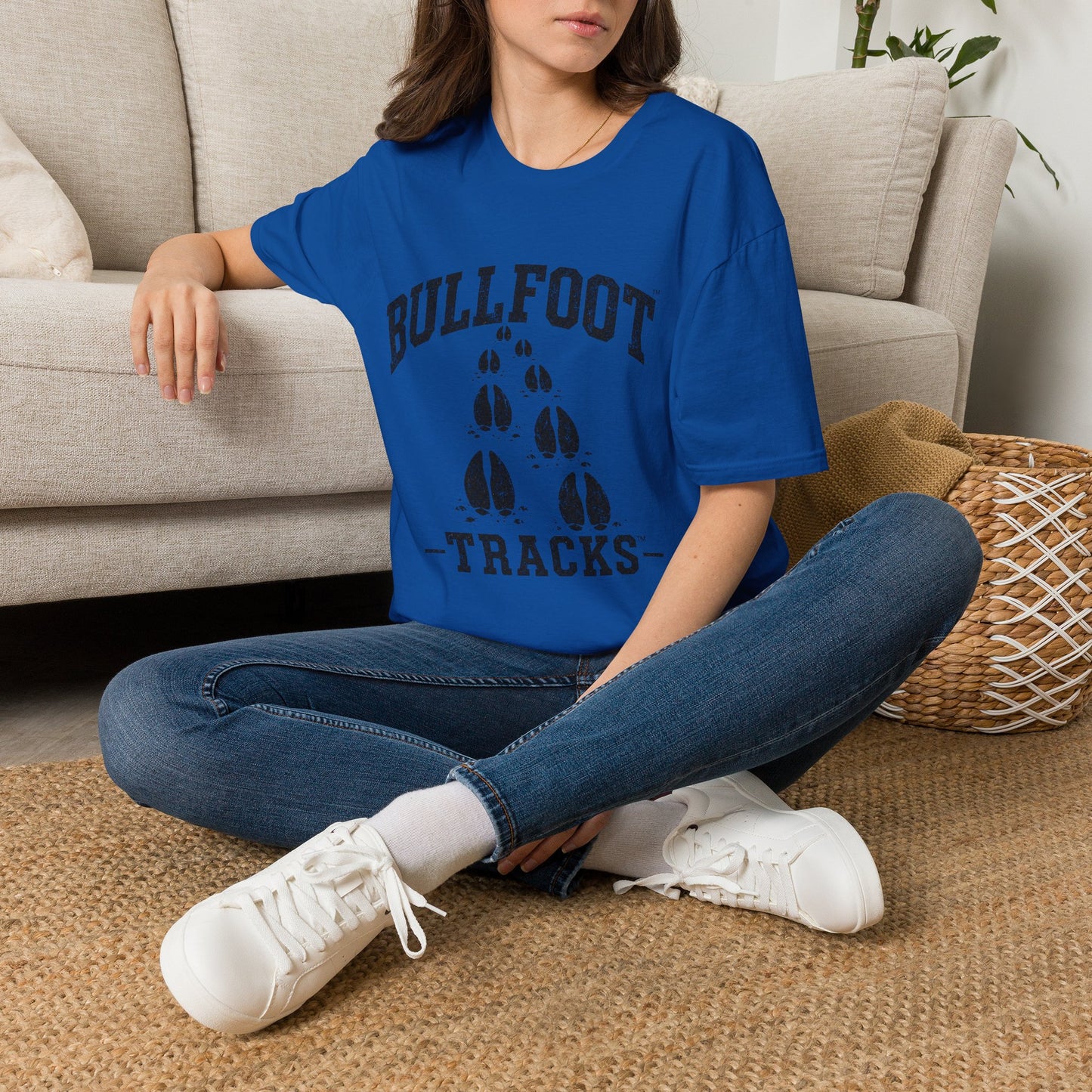 Bullfoot Tracks T-Shirt — Vintage Pawprint Graphic Tee