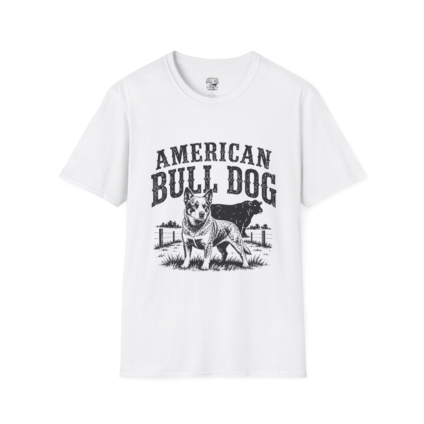 American Bulldog T-Shirt — Vintage Graphic Pet Tee