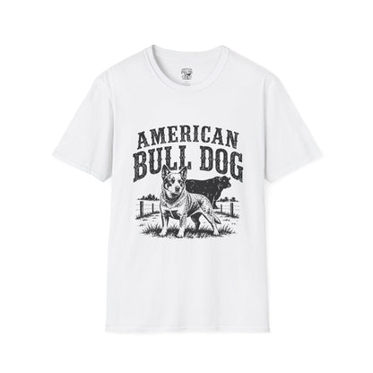 American Bulldog T-Shirt — Vintage Graphic Pet Tee