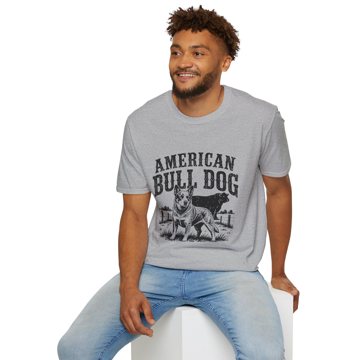 American Bulldog T-Shirt — Vintage Graphic Pet Tee